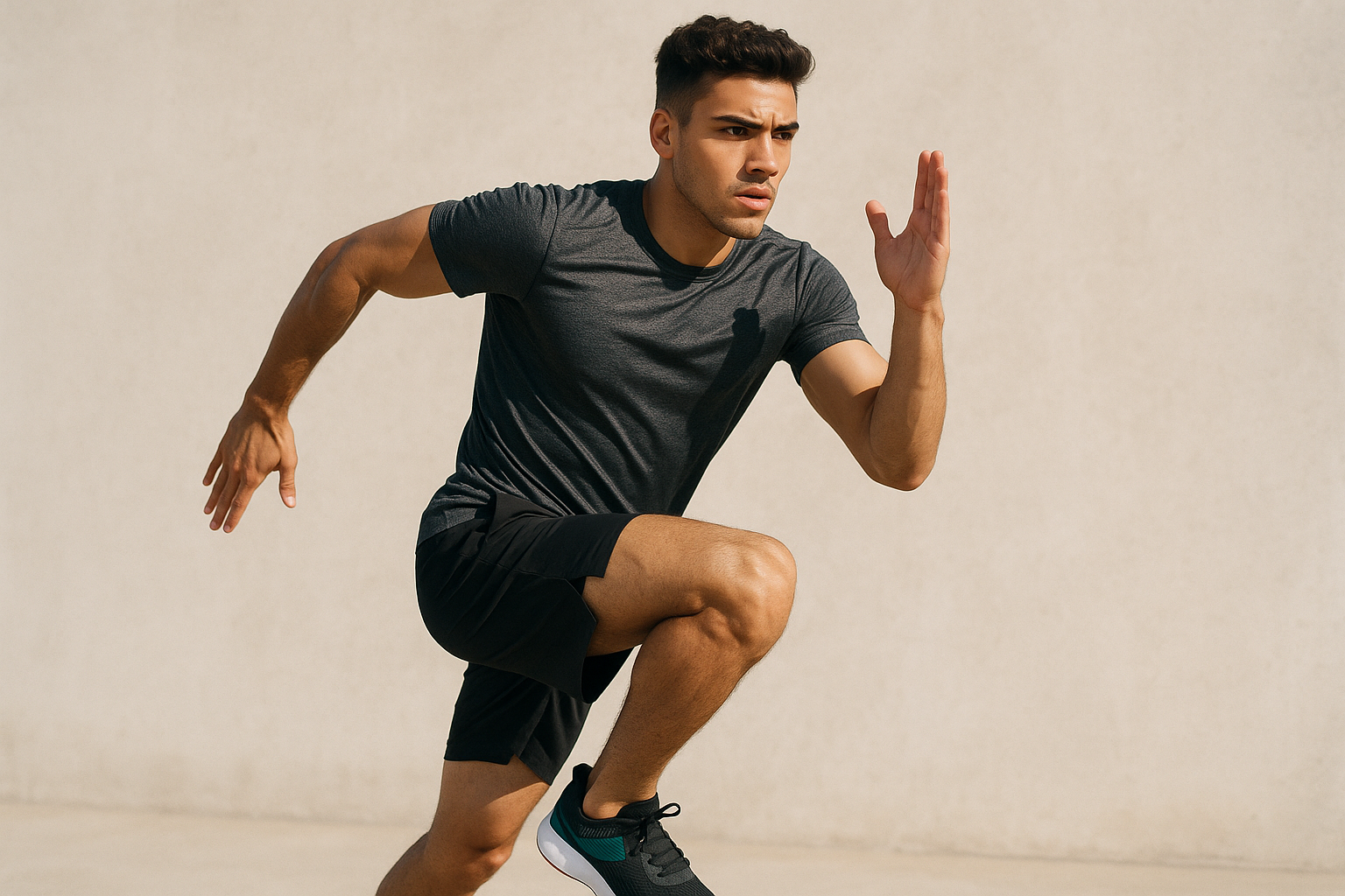 generate me a young athlete male